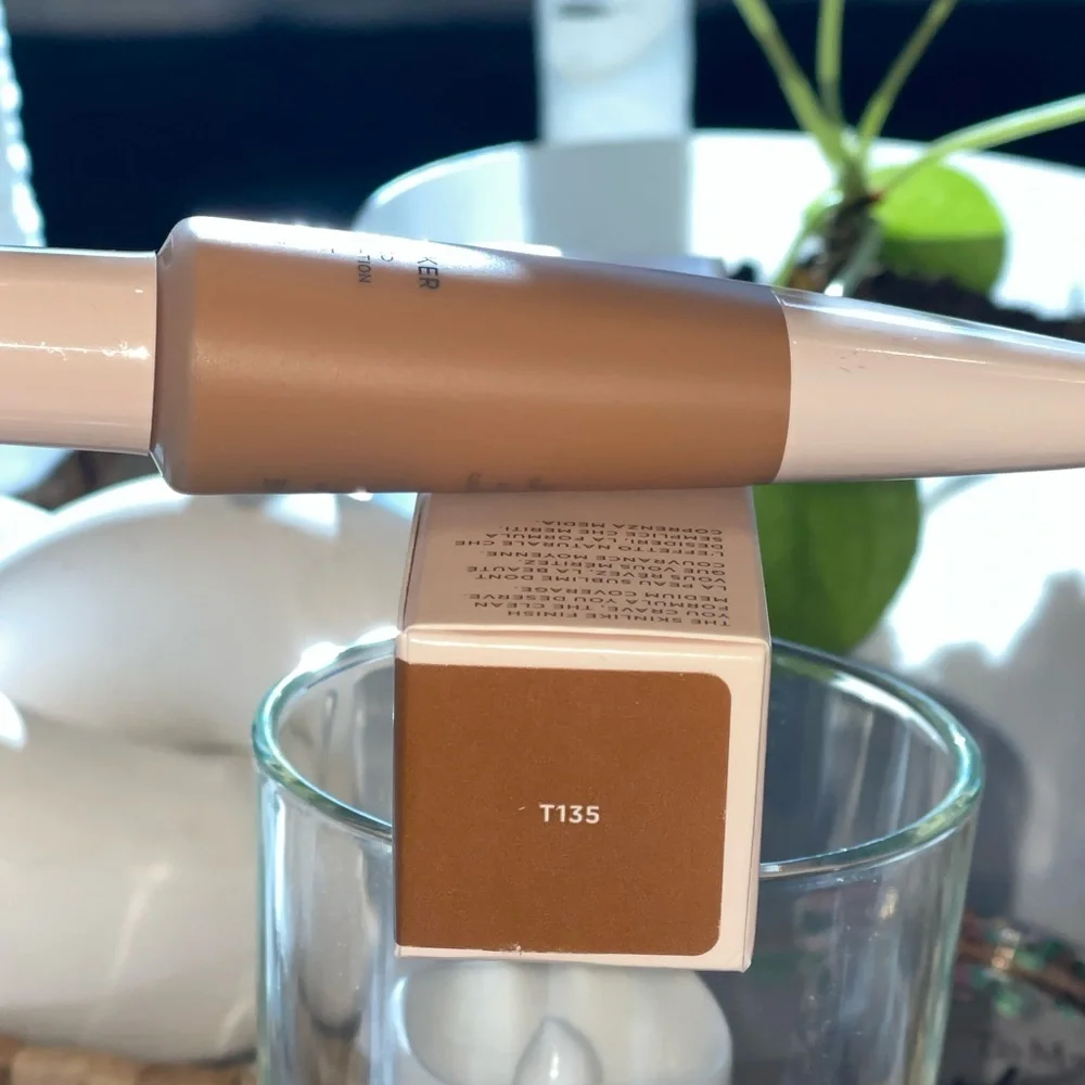BITE BEAUTY Changemaker Foundation In T135 Tan with Warm Peach Undertone